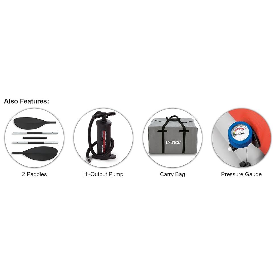 INTEX EXCURSION PRO KAYAK INFLABLE 2 PERSONAS – PROFESIONAL
