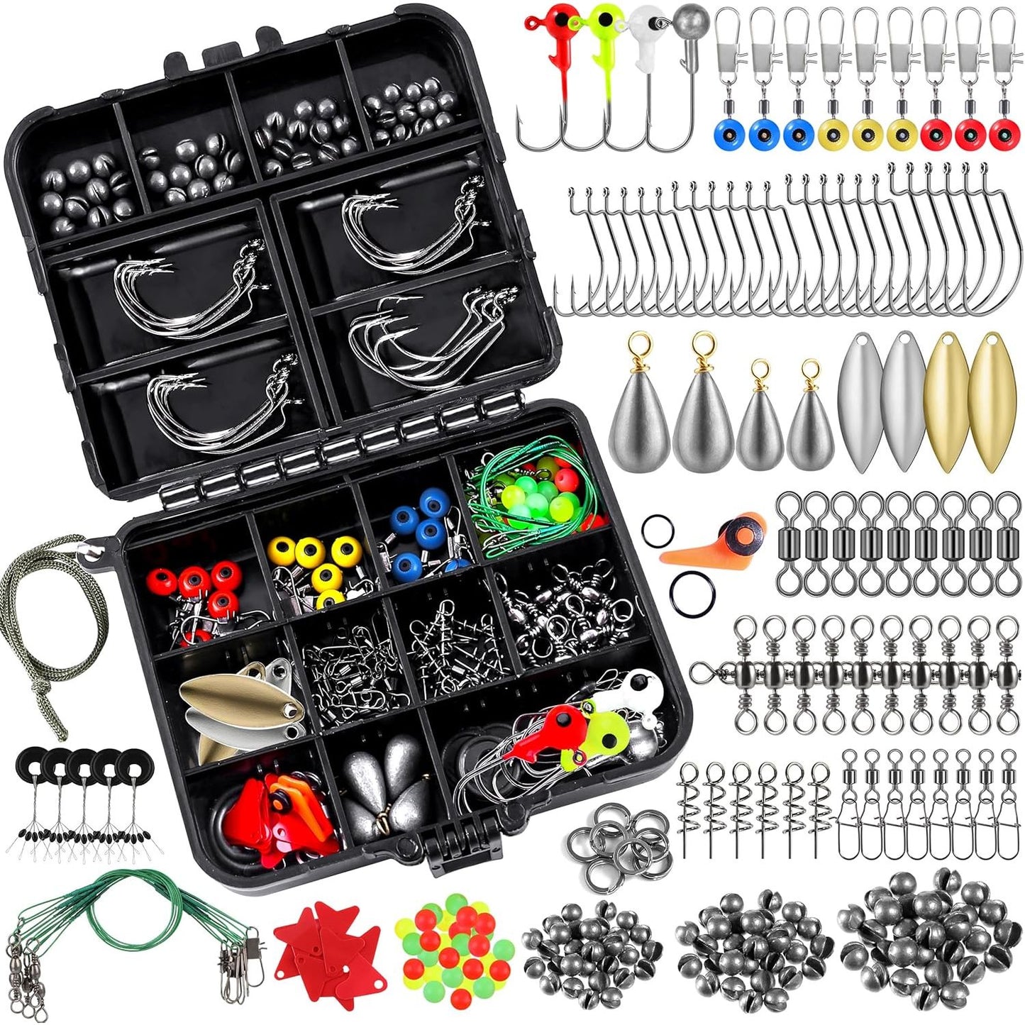 KIT DE ACCESORIOS DE PESCA TOPFORT – CAJA DE APAREJOS COMPLETA