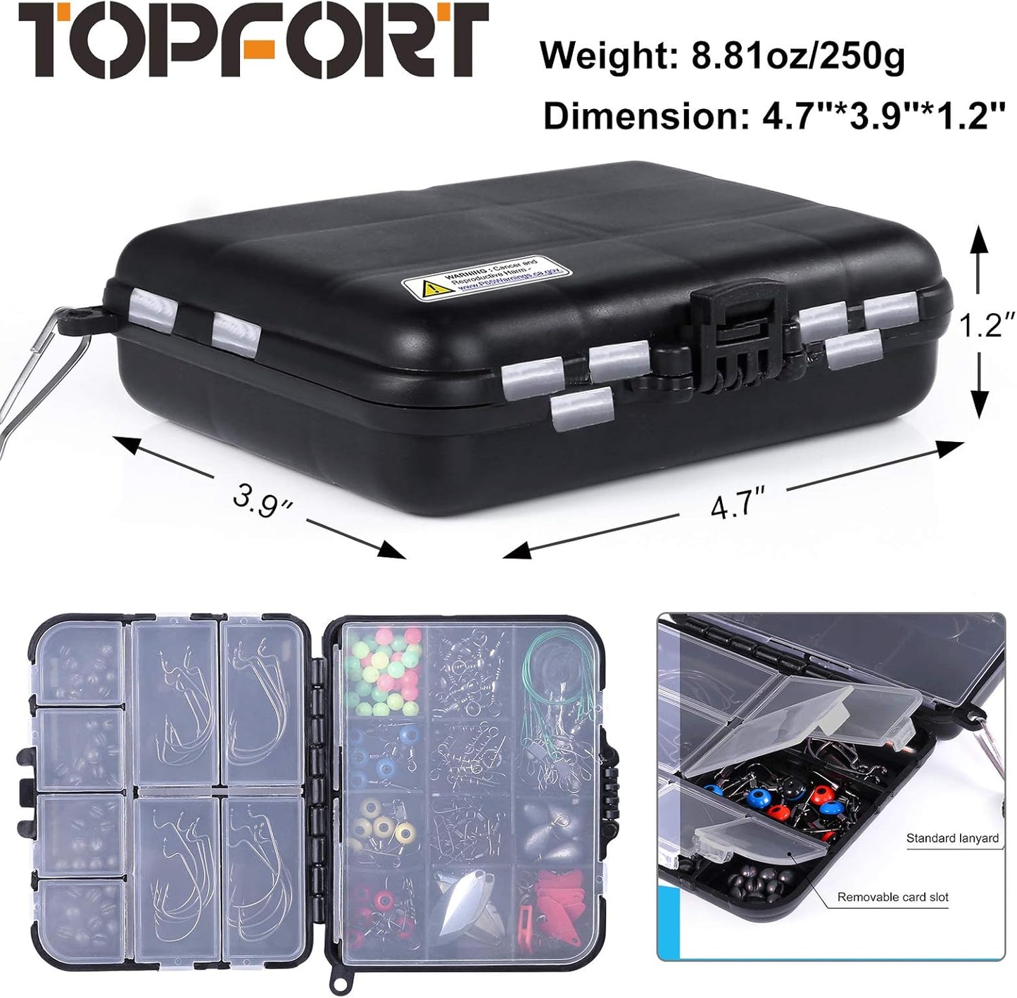KIT ACCESORIOS DE PESCA TOPFORT