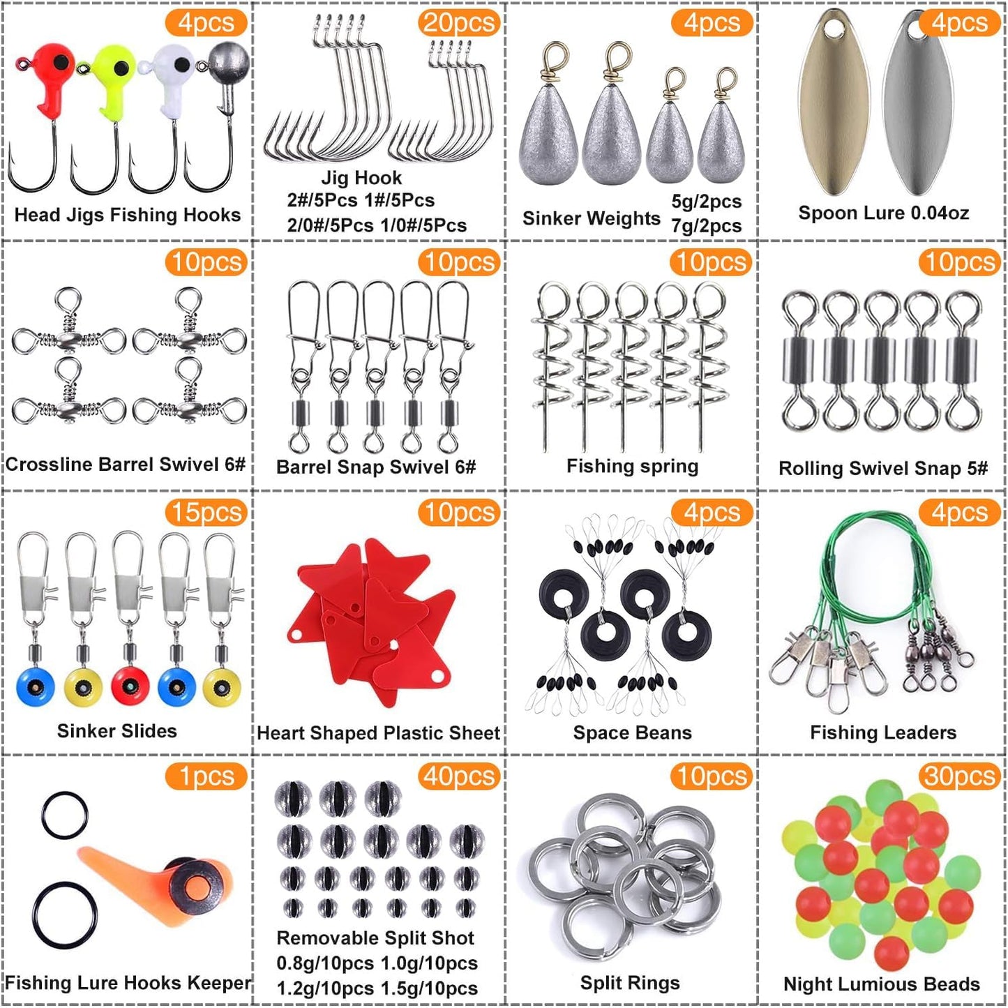 KIT ACCESORIOS DE PESCA TOPFORT