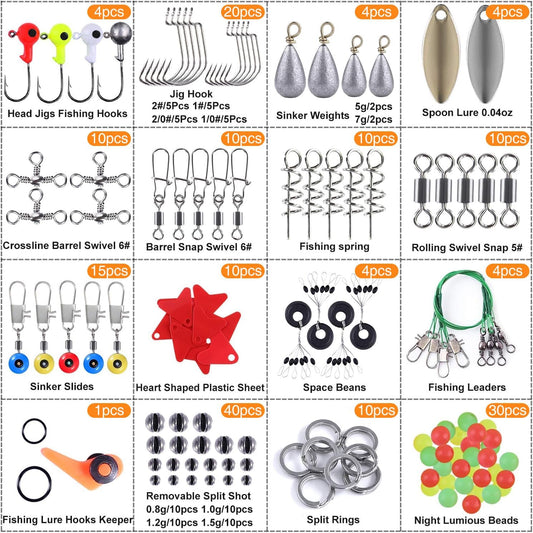 KIT DE ACCESORIOS DE PESCA TOPFORT – CAJA DE APAREJOS COMPLETA