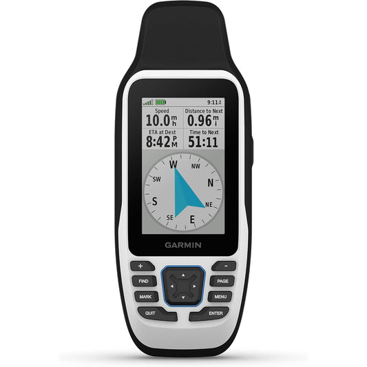 GARMIN GPS 79S, PORTATIL GPS MARINO CON MAPA BASE MUNDIAL, DISEÑO ROBUSTO Y FLOTADORES EN EL AGUA