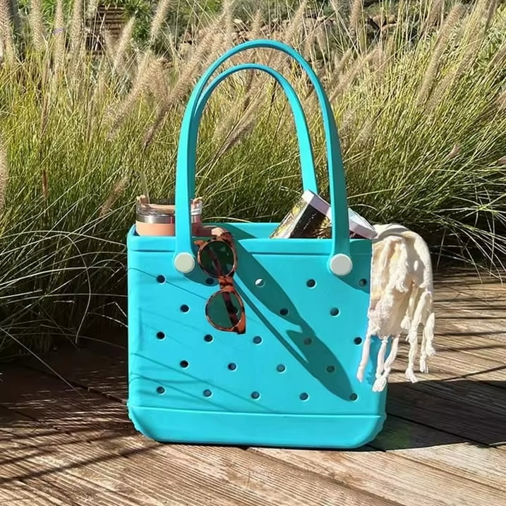 ROVTIULI BOLSO DE PLAYA IMPERMEABLE Y ANTIPOLVO – EVA LAVABLE PORTÁTIL
