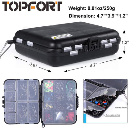 KIT DE ACCESORIOS DE PESCA TOPFORT – CAJA DE APAREJOS COMPLETA